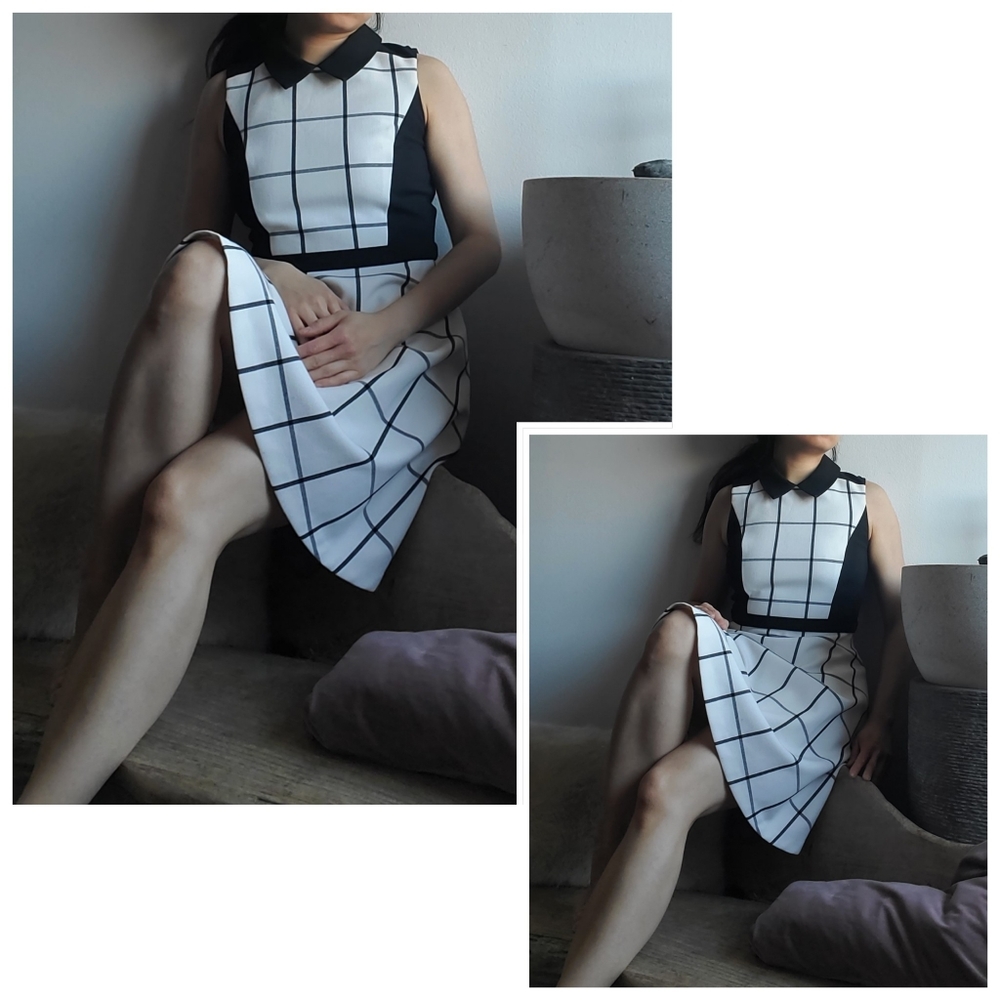 Ann Taylor Loft Collared Sleeveless Dress